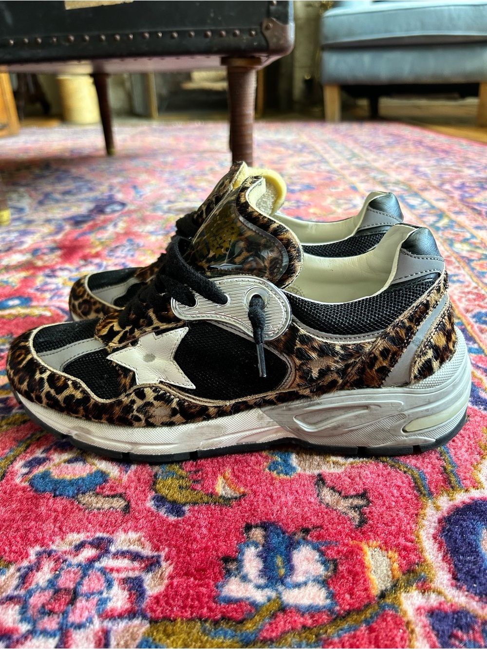Golden Goose Cheetah Sneakers